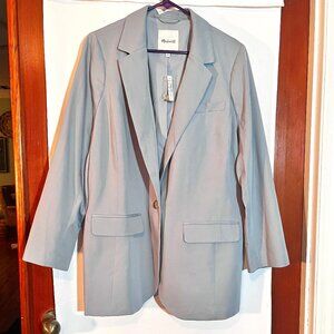 NWT Madewell Larsen Drapeweave Lyocell Blazer